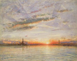 Sonnenuntergang, Venedig, 1902